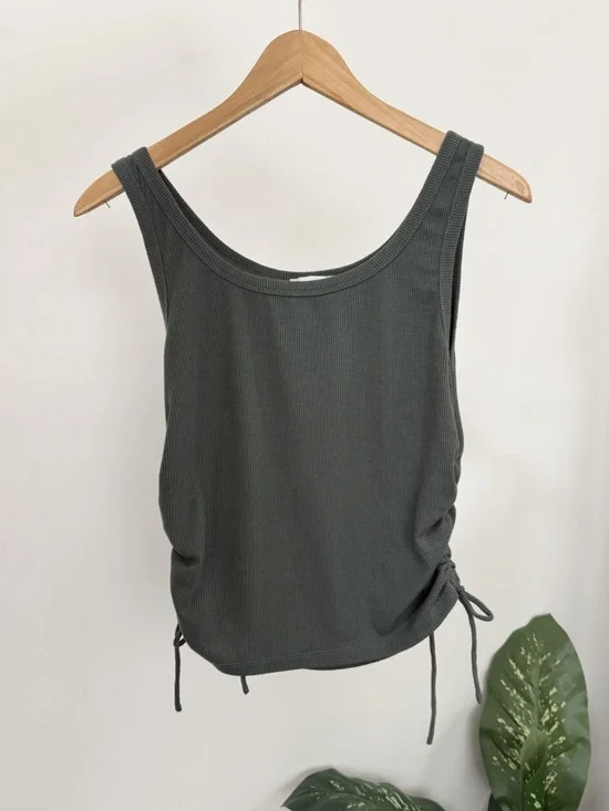 PRINCESS POLLY Ribbed Cinch Tank Top - Picture 2 of 6